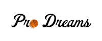 a basketball logo with the word pro dreams